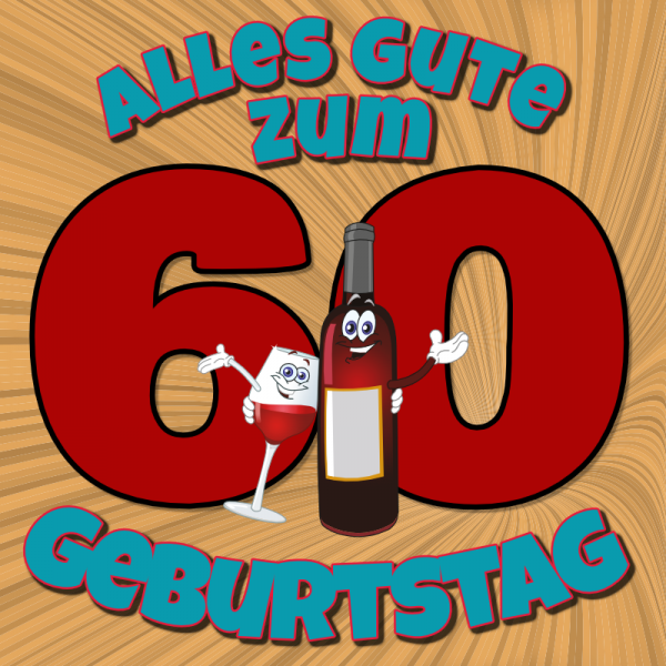 60. Geburtstag | Geburtstagsbanner | Geburtstagsgeschenk | Geschenke |