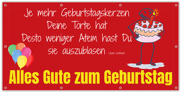 Geburtstagsbanner | Geburtstagsbanner 60 | XXL Geburtstagsbanner | Banner erstellen Geburtstag