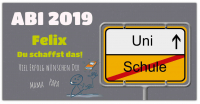 ABI-Banner - "Schule zur Uni" Bannerdruck ABI-Banner - "Schule zur Uni" Bannerdruck