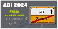 ABI-Banner - "Schule zur Uni" Bannerdruck ABI-Banner - "Schule zur Uni" Bannerdruck
