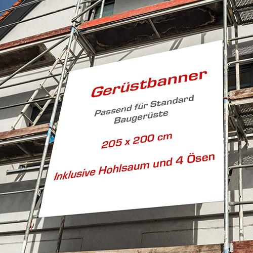 Gerüstplane aus Mesh | Meshbanner für Gerüste | Gerüstbanner | Gerüstplanen | Banner günstig drucken