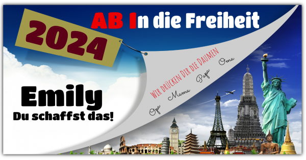 Abi-Plakat "Metropolen 3" Werbebanner Banner drucken