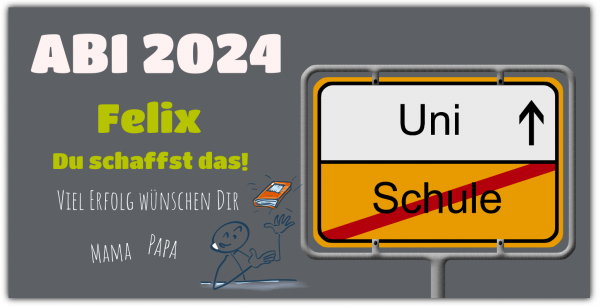 ABI-Banner - "Schule zur Uni" Bannerdruck