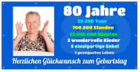 80 Geburtstag Banner - Zeitstrahl 80 Geburtstag Banner - Zeitstrahl